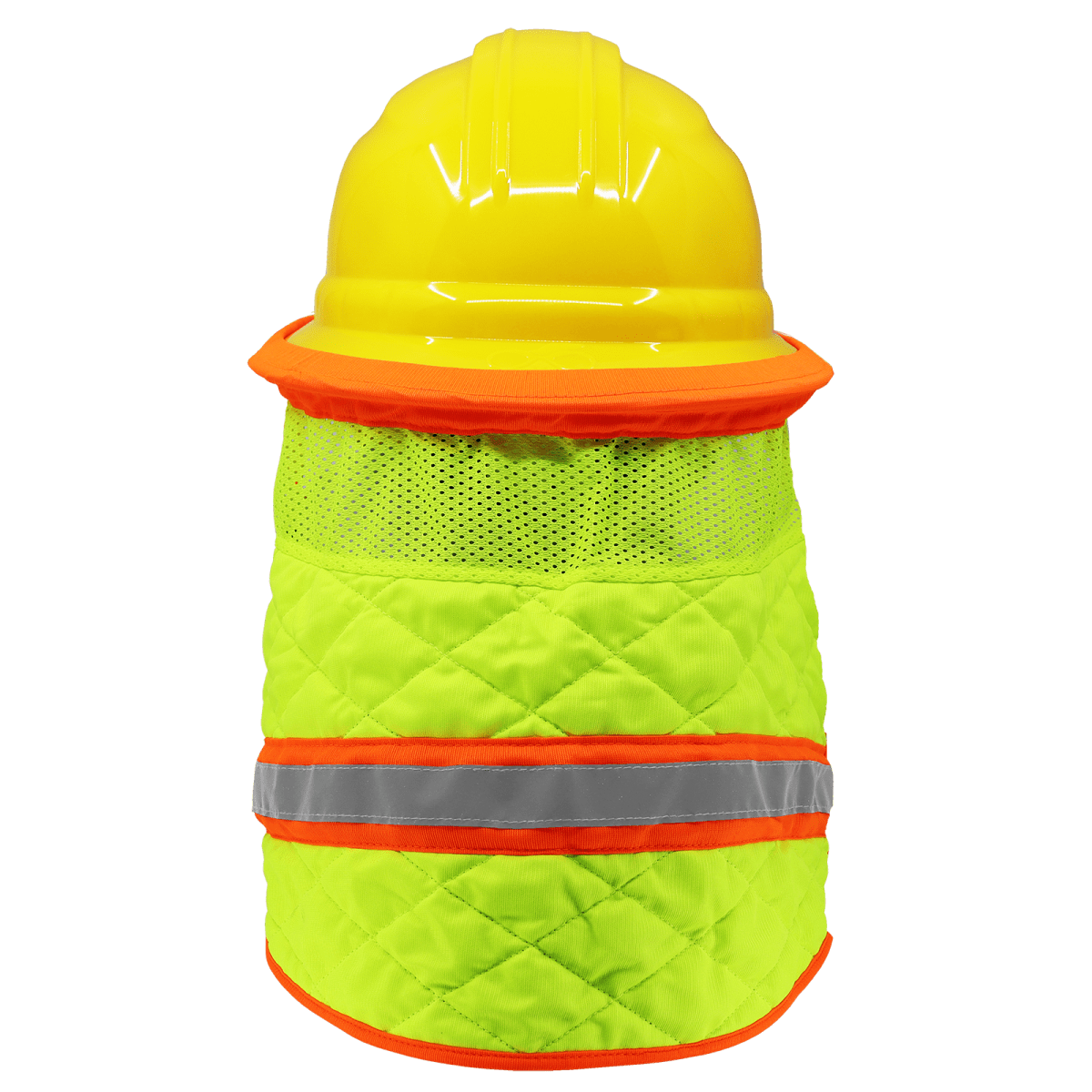 Bullhead Safety® Cooling High-Visibility Evaporative Cooling Neck Shade - GLO-CNS2