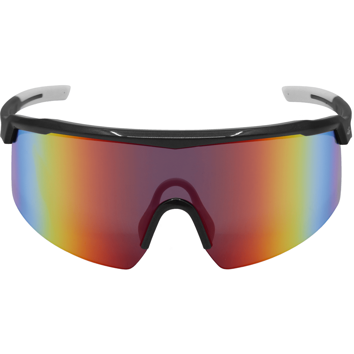 Whipray™ Red Mirror Anti-Fog Lens, Shiny Gray Frame Safety Glasses - BH32910AF