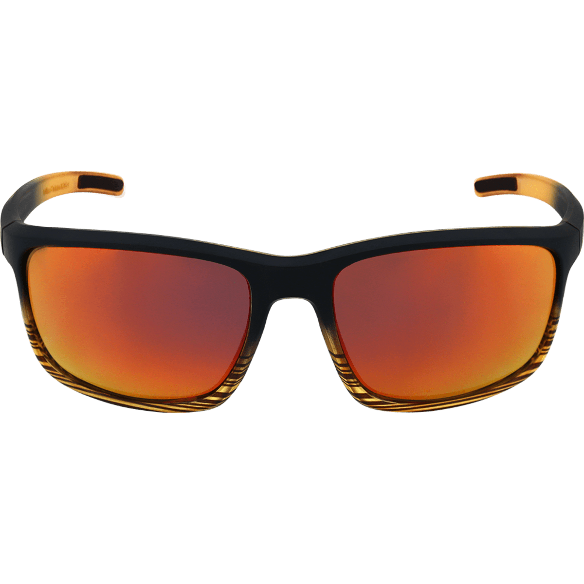 Pompano™ Red Mirror Performance Fog Technology Polarized Lens, Tortoise/Black Frame Safety Glasses - BH27710PFT