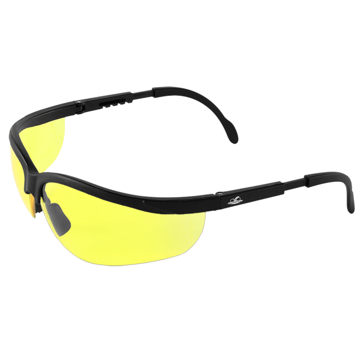 Picuda® Yellow Lens, Matte Black Frame Safety Glasses - LIMITED STOCK - BH464