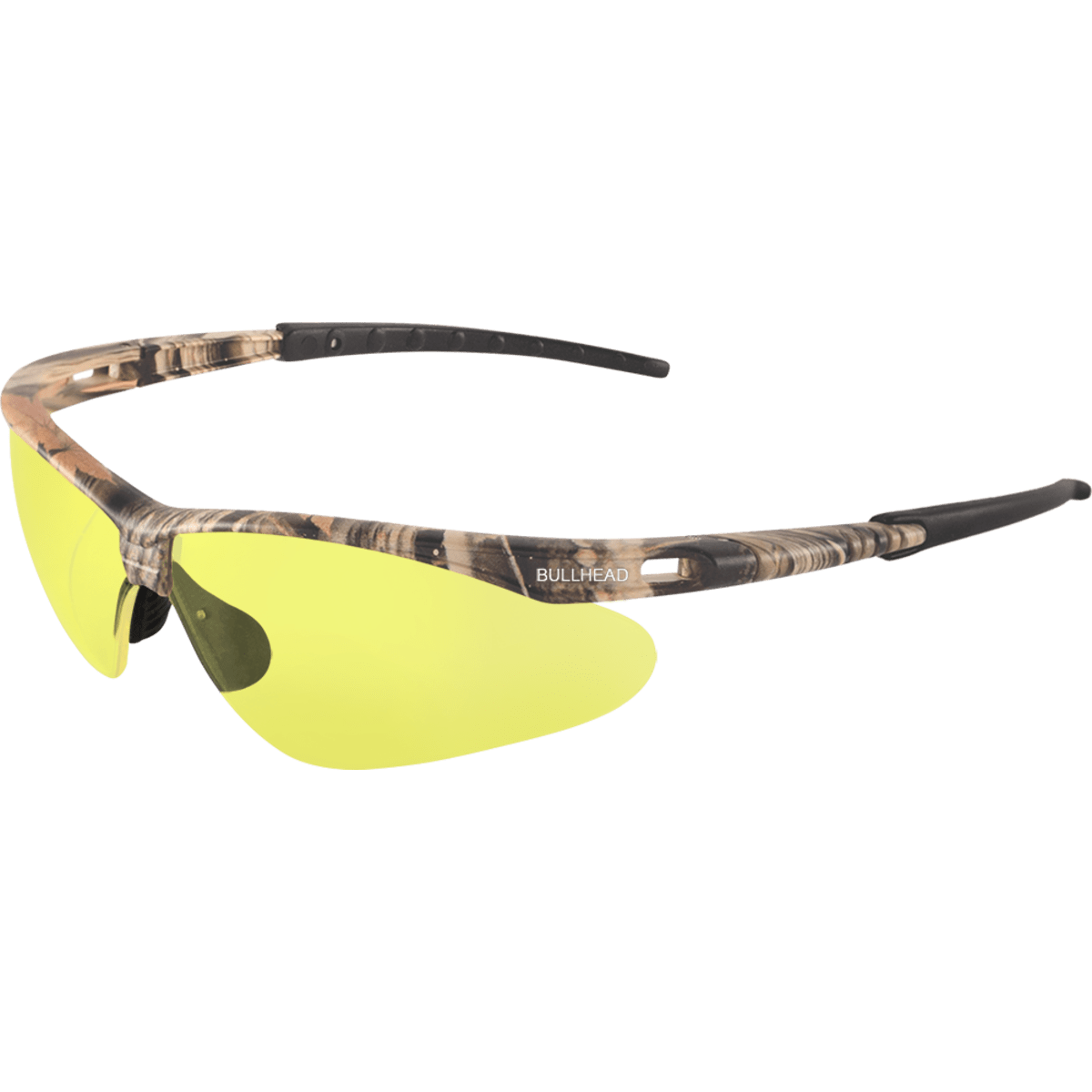 Stinger® Yellow Anti-Fog Lens, Woodland Camouflage Frame Safety Glasses - BH61084AF