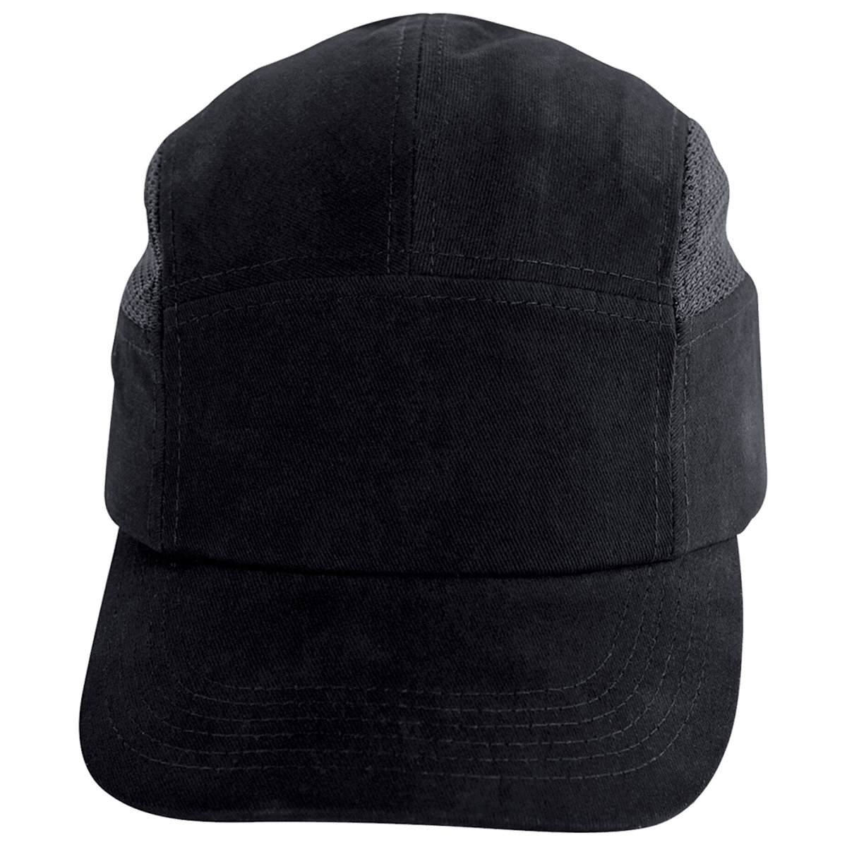 Bullhead Safety™ Head Protection Black Baseball Style Bump Cap - HH-H1-K