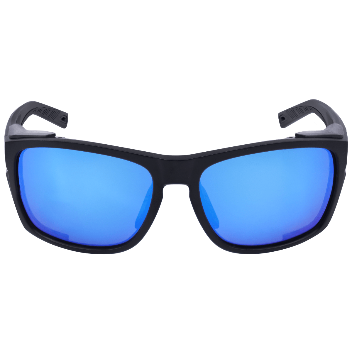 Knifejaw™ Blue Mirror Polarized Performance Fog Technology Lens, Matte Black Safety Glasses - BH3569PFT