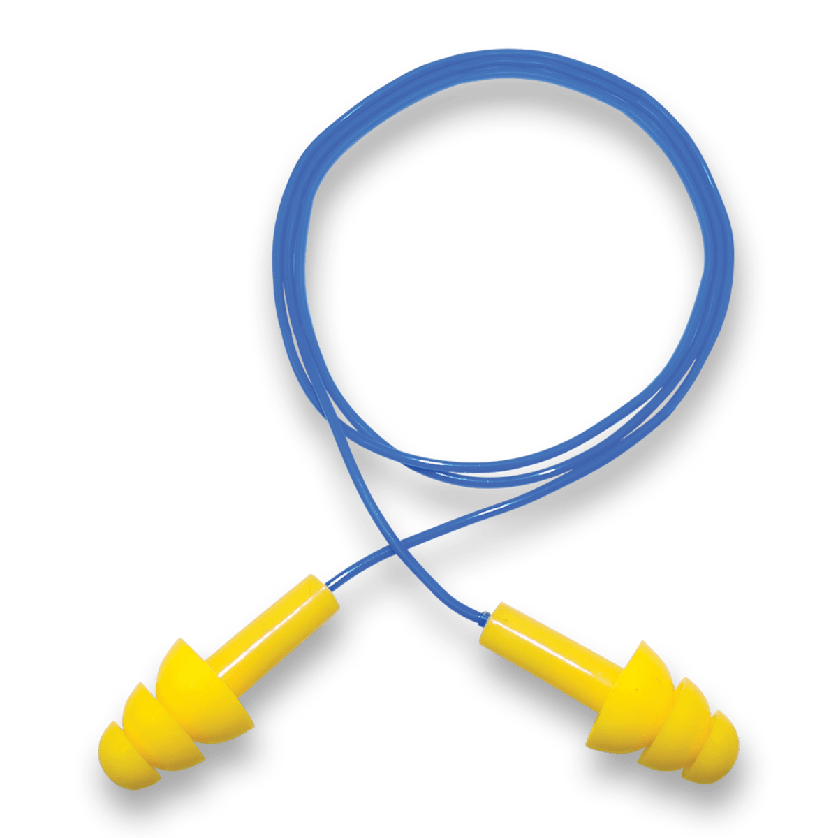 Bullhead Safety® Hearing Protection Corded Reusable Silicone NRR 26 dB Earplugs - HP-S2