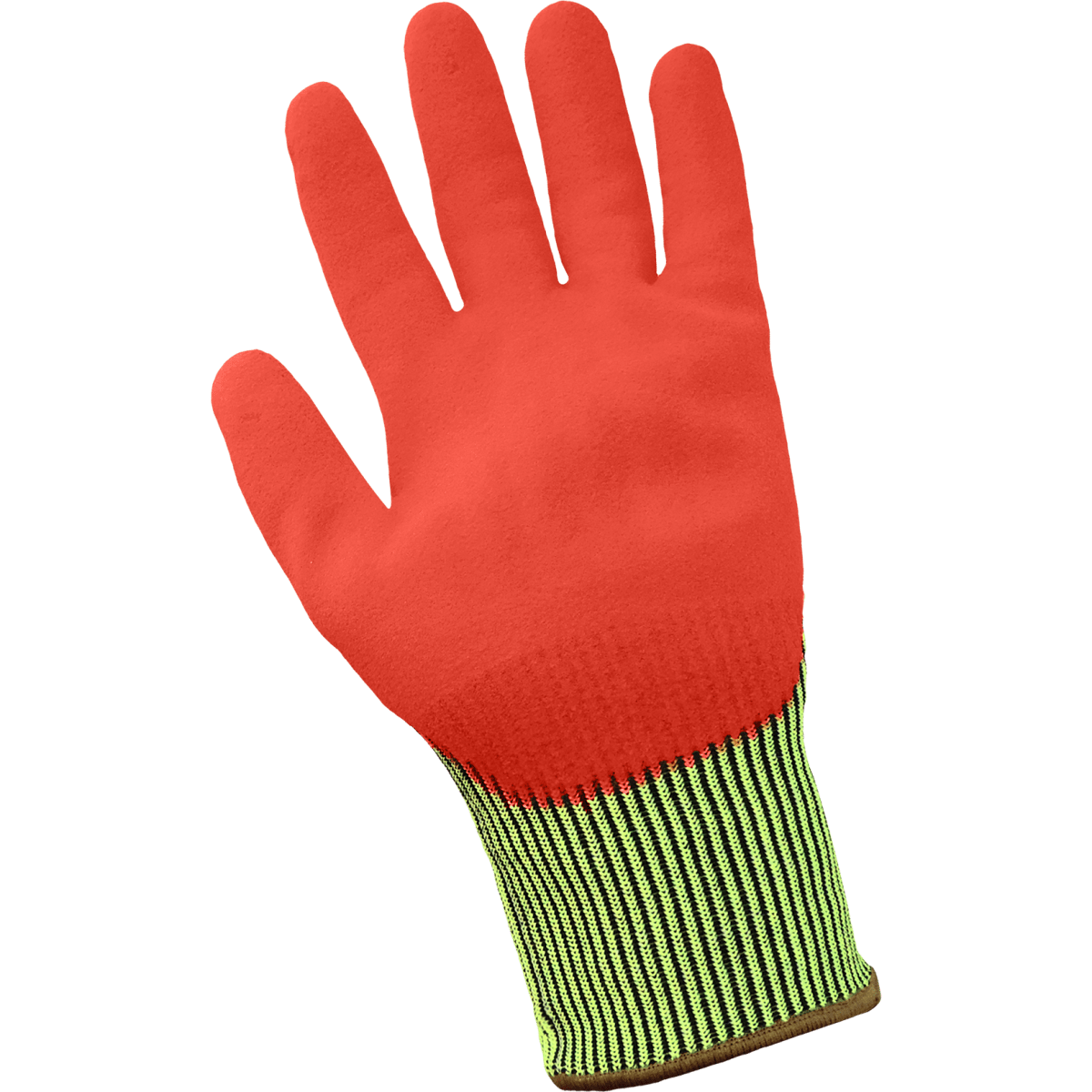 Samurai Glove® High-Visibility Cut, Abrasion, and Puncture Resistant Mach Finish Nitrile Double-Dipped Gloves - LIMITED STOCK - CR998MF