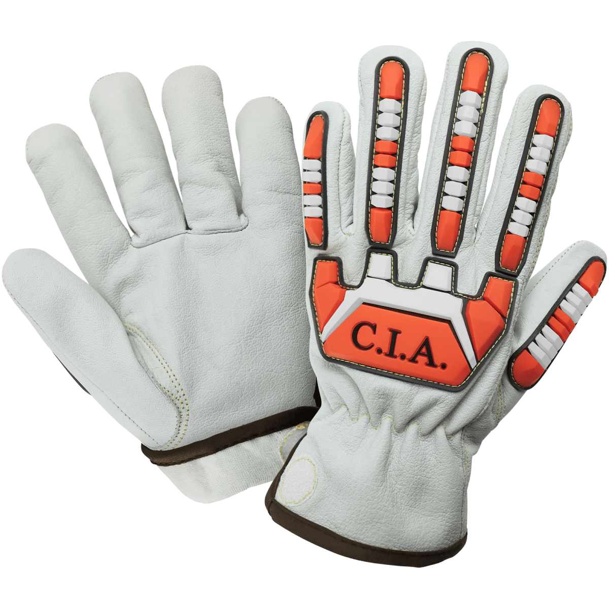 High-Visibility Cut and Impact Resistant Buffalo Leather Drivers Gloves - CIA7700