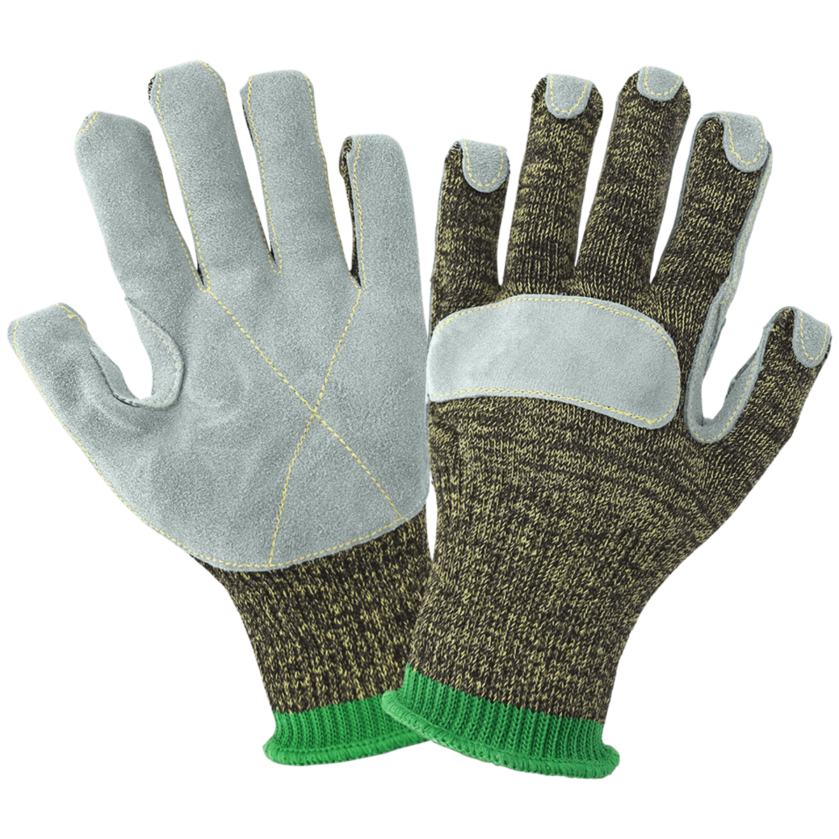 Samurai Glove® Highly Cut Resistant Aralene® Gloves with Split Cowhide Leather Palm - KS300LF