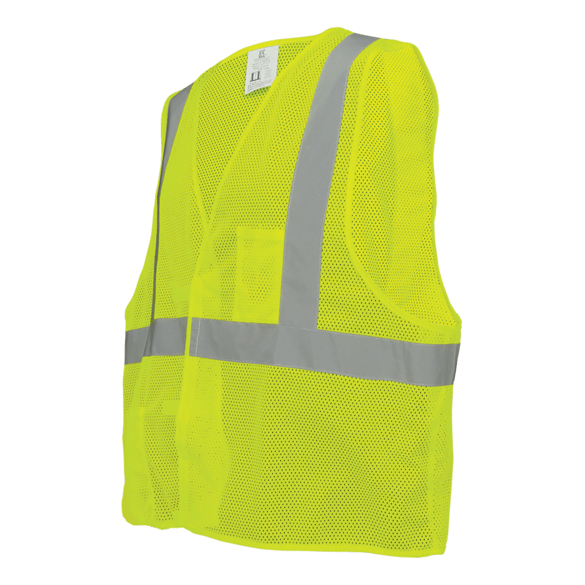 FrogWear® HV Lightweight Mesh Polyester Safety Vest - GLO-001V