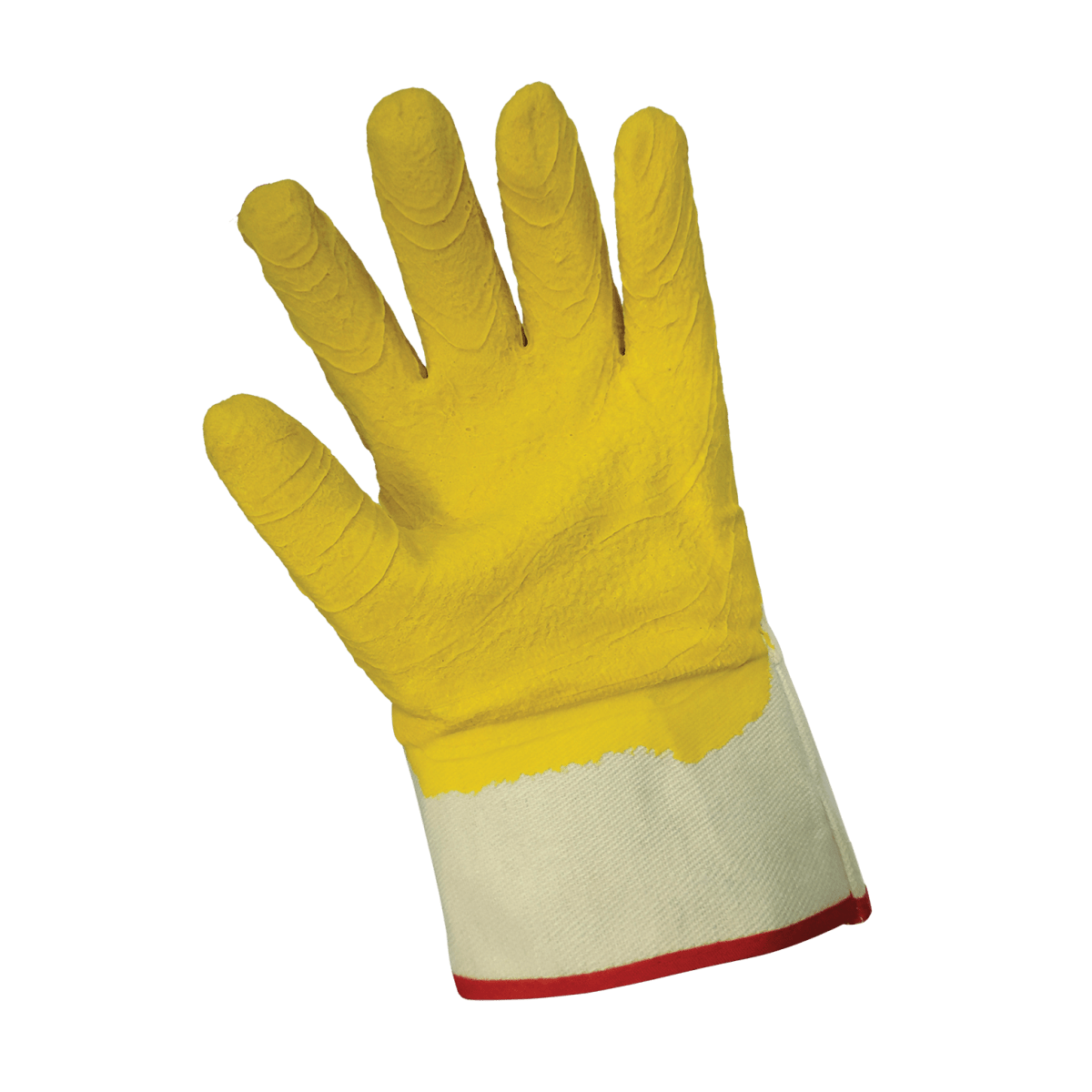 Gripster® Tuff Wrinkle Finish Rubber Three-Quarter Coated Cotton Canvas Gloves - 660
