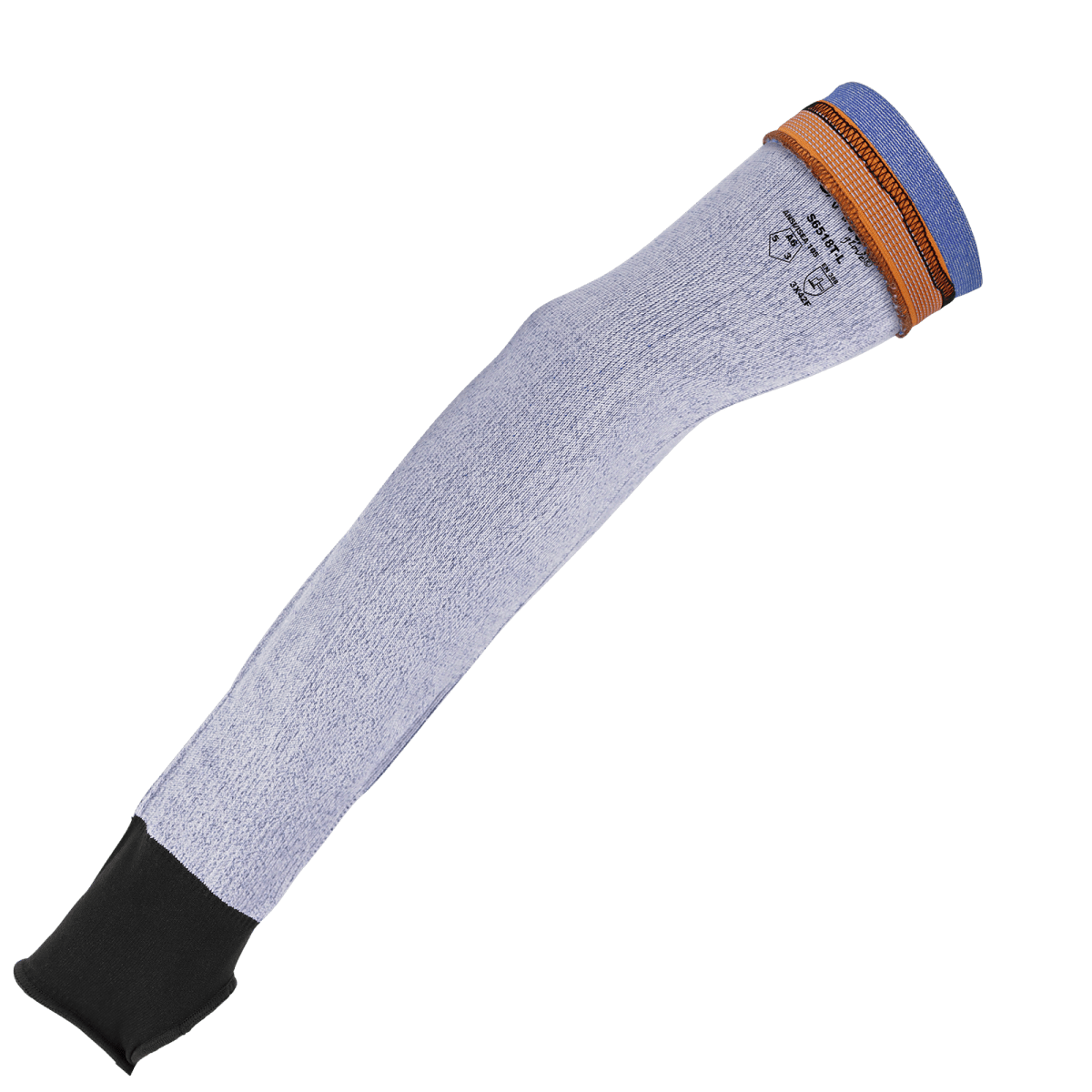 Samurai Glove® Blue-and-White 15-Gauge Tuffalene® UHMWPE 18-Inch Sleeves with Cut, Abrasion, and Puncture Resistance - S6518T