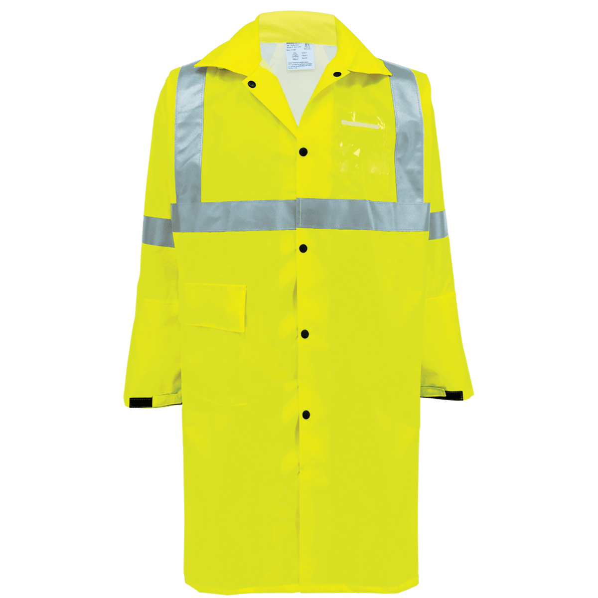 FrogWear® HV High-Visibility Self-Extinguishing Yellow/Green Duster Jacket - GLO-1450