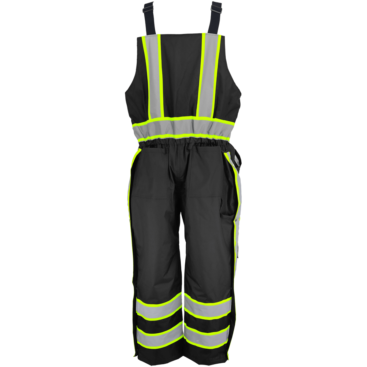 FrogWear® HV Enhanced-Visibility Insulated Winter Bibs with Polyurethane Coated Oxford Polyester - EV-700
