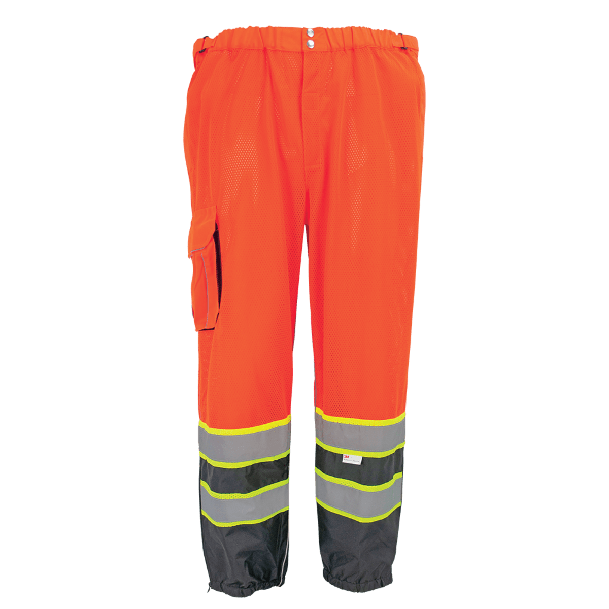FrogWear® HV Premium Lightweight Breathable Orange Safety Pants - GLO-99P