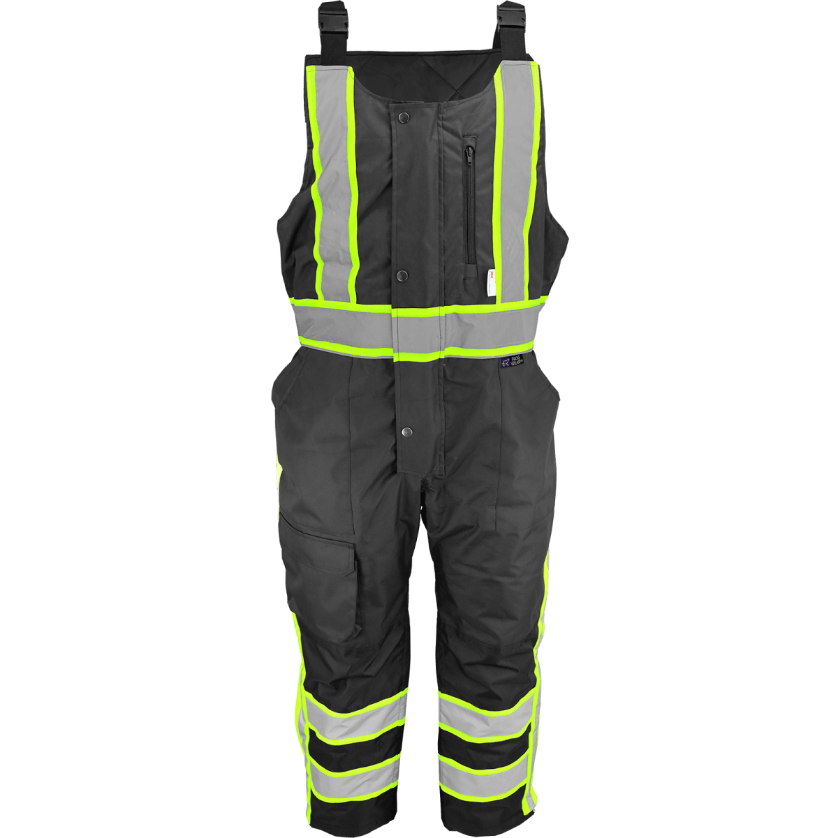 FrogWear® HV Enhanced-Visibility Insulated Winter Bibs with Polyurethane Coated Oxford Polyester - EV-700
