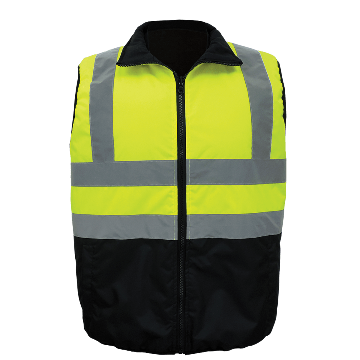 FrogWear® HV Reversible Insulated Safety Vest - GLO-V1