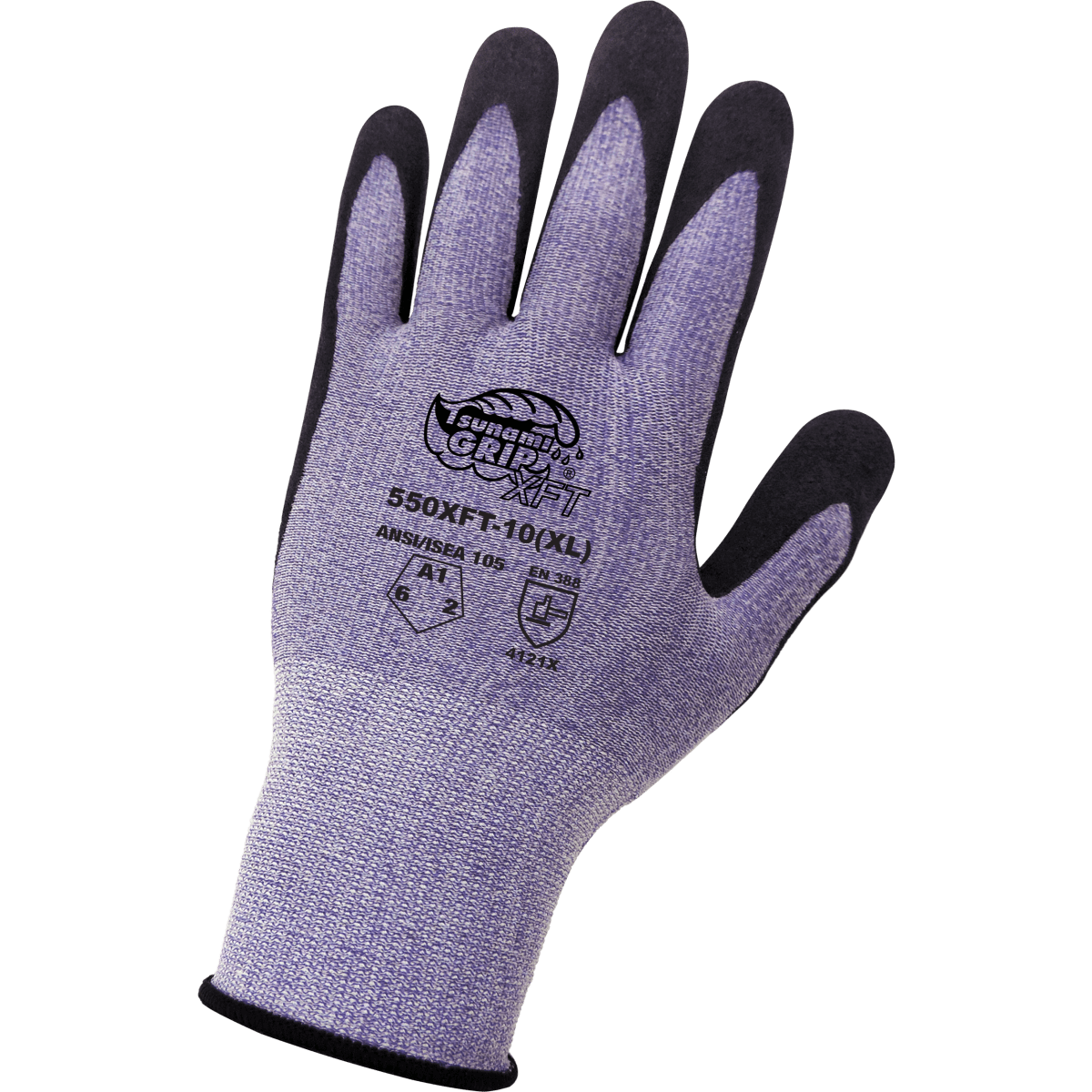 Tsunami Grip® XFT Xtreme Foam Technology Coated Anti-Static/Electrostatic Compliant Gloves Packaged for Vending Machines - 550XFT-VP
