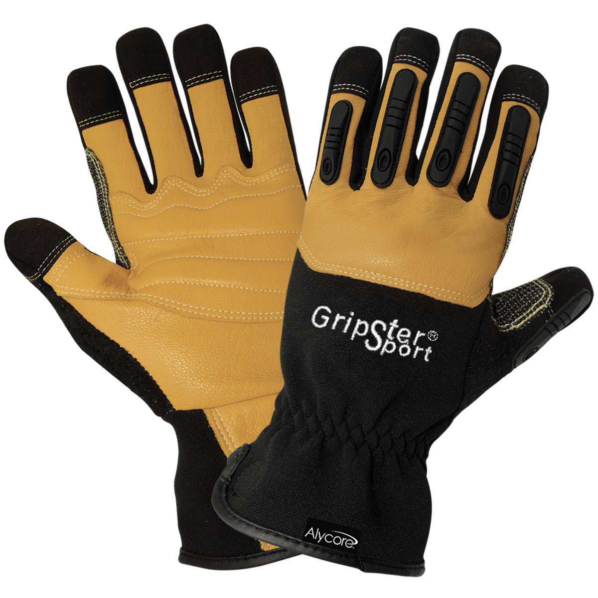 Gripster® Sport Premium Grain Goatskin Cut and Hypodermic Needle Resistant Gloves with Impact Protection - AC2008SC