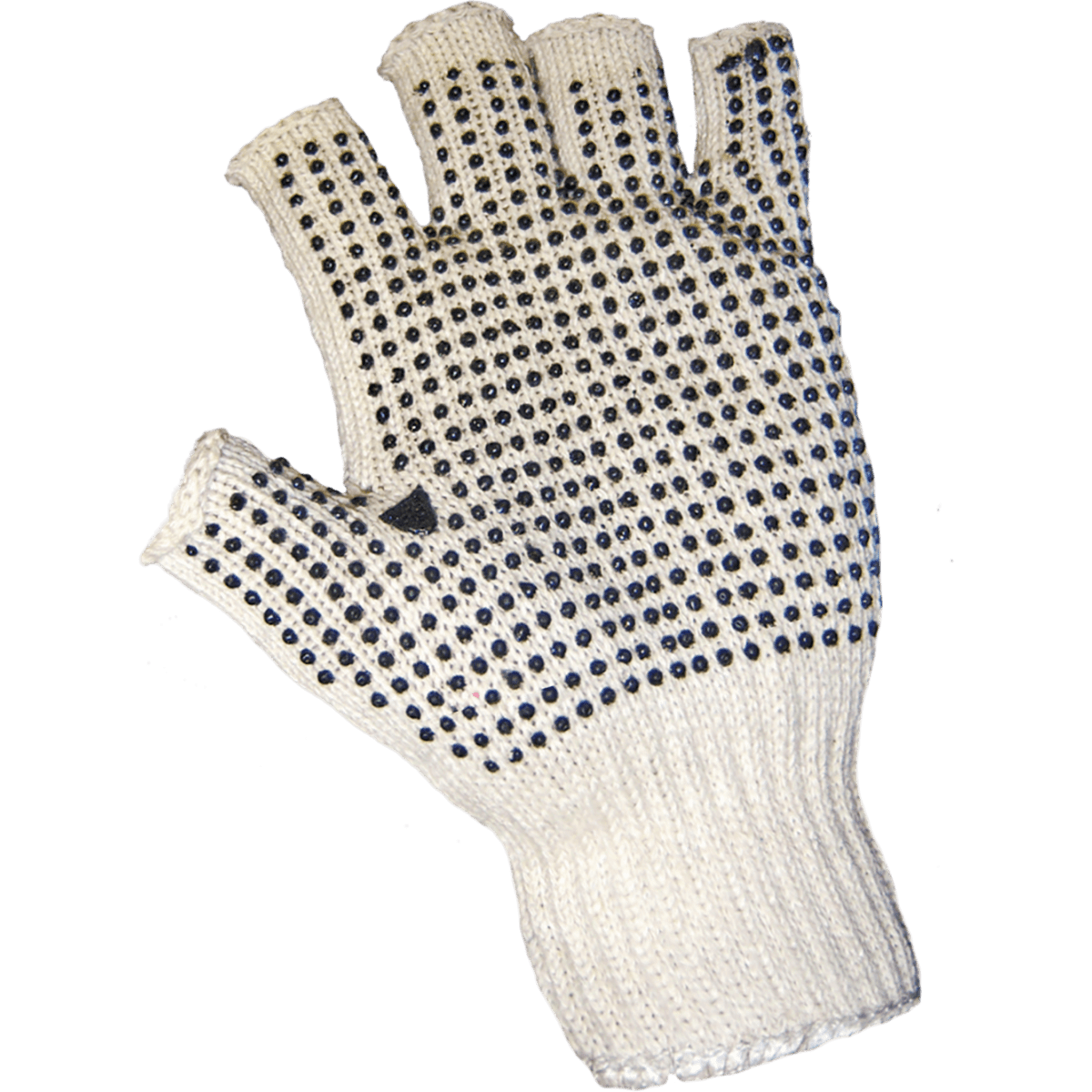 Standard Weight, Economy, Fingerless, PVC Dotted String Knit Gloves - LIMITED STOCK - S52NFD1