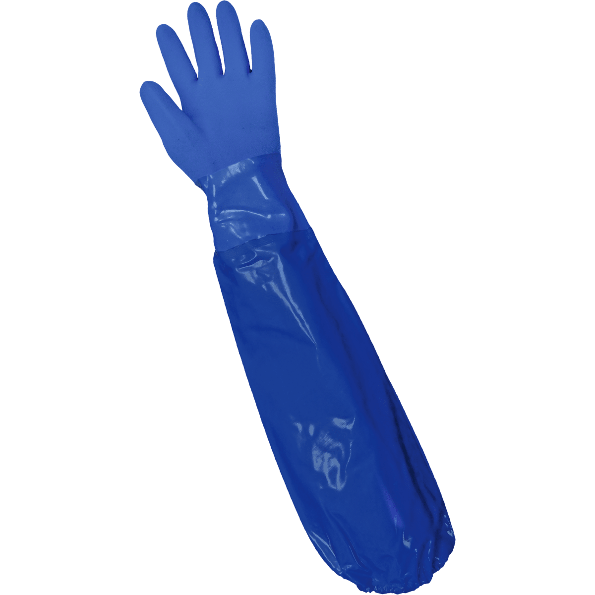 FrogWear® Shoulder Length Triple-Coated PVC Abrasion Resistant Chemical Handling Gloves - 8690