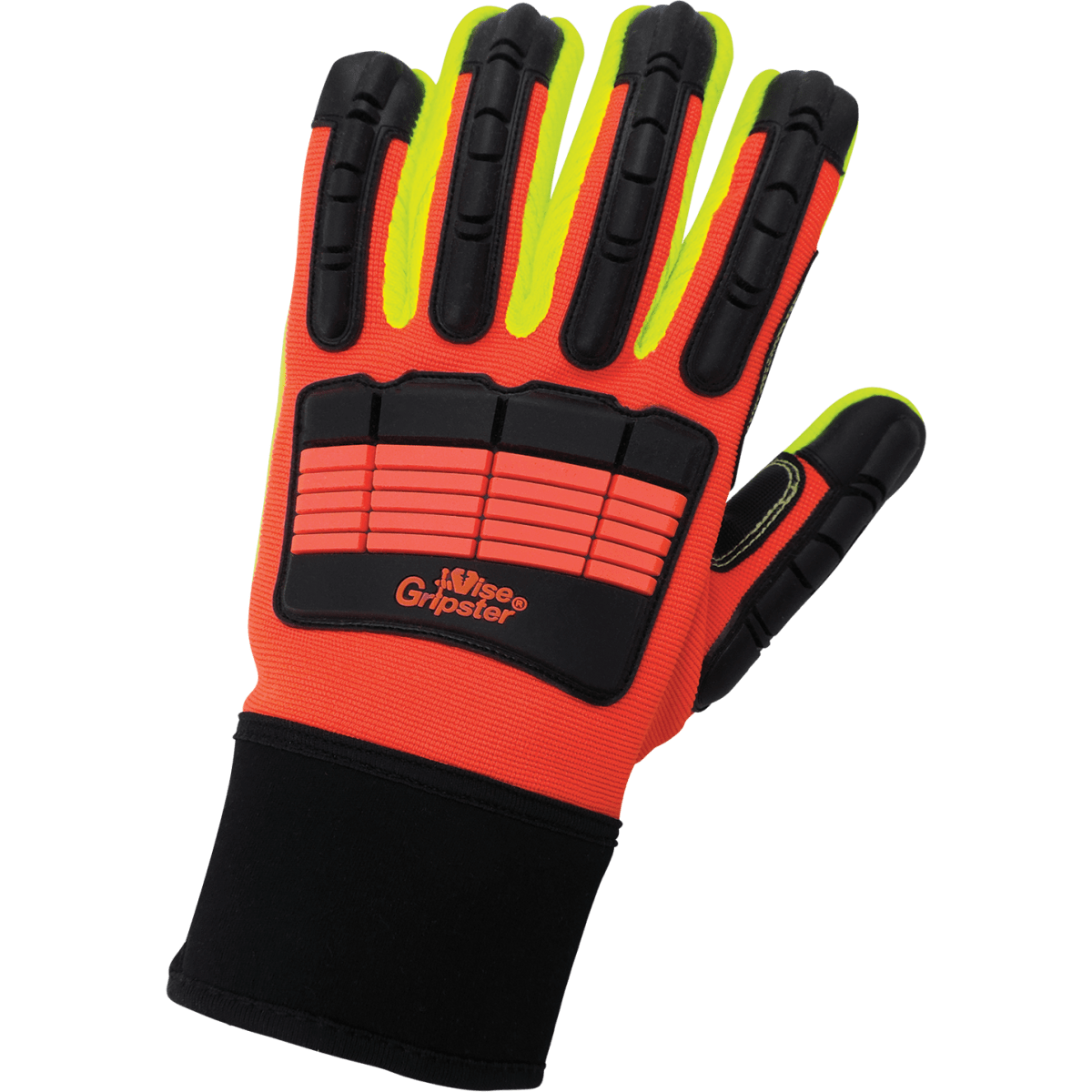 Vise Gripster® High-Visibility Cotton Corded Impact Resistant Gloves - SG9954