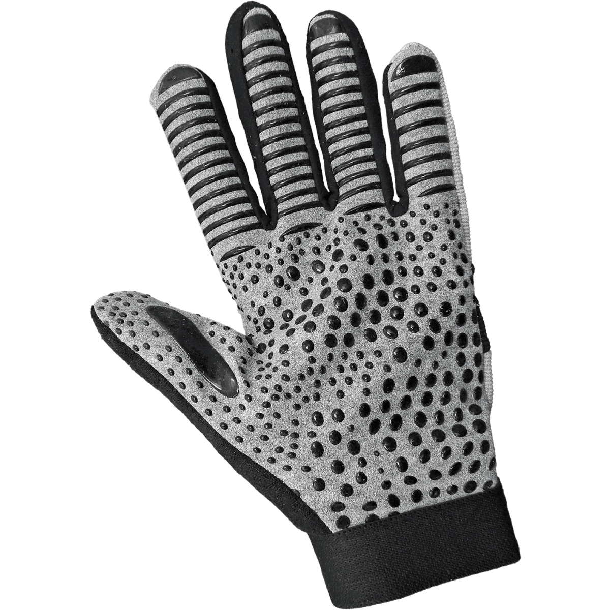 Gripster® Sport Synthetic Leather Palm Performance Mechanics Style Gloves with a Silicone Patterned Palm and Spandex Back - SG9003