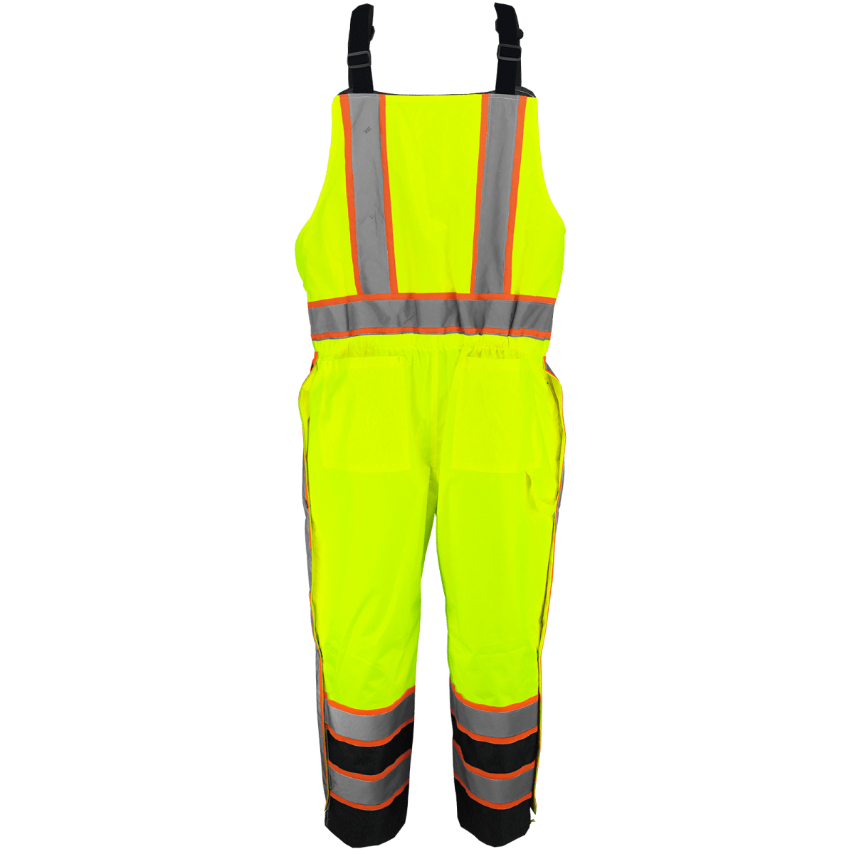 FrogWear® HV High-Visibility Insulated Winter Bibs with Polyurethane Coated Oxford Polyester - GLO-700