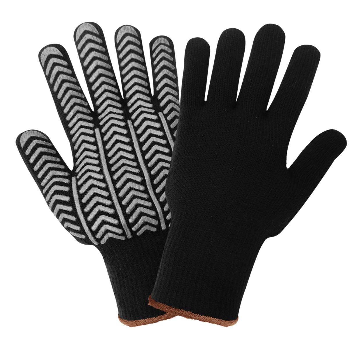 Heavyweight Acrylic Loop Terry Cloth Low-Temperature Gloves with a Herringbone PVC-Coated Palm - S687