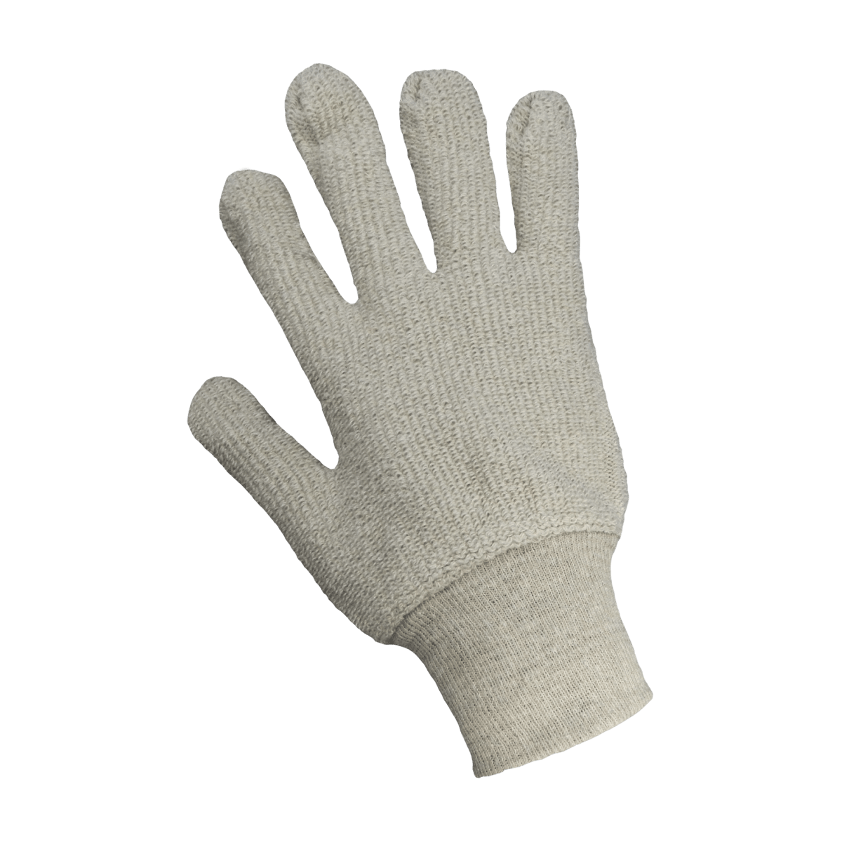 Heavyweight Natural-Colored Terry Cloth Uncoated Gloves - T1350