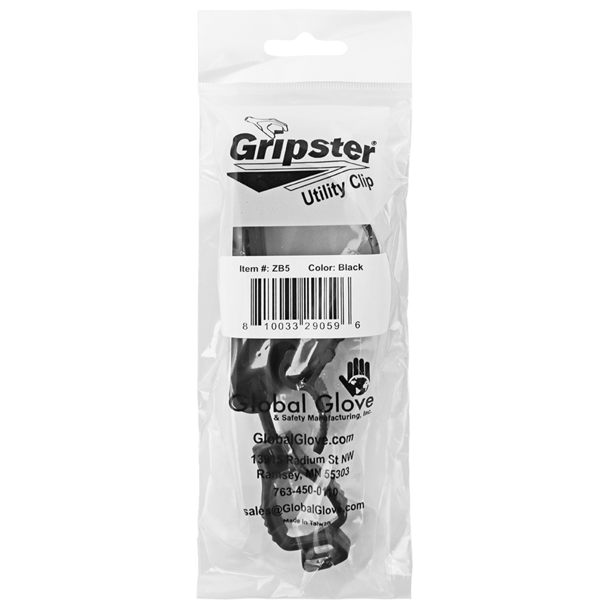 Gripster® Black Multi-Use Utility Clip - LIMITED STOCK - ZB5