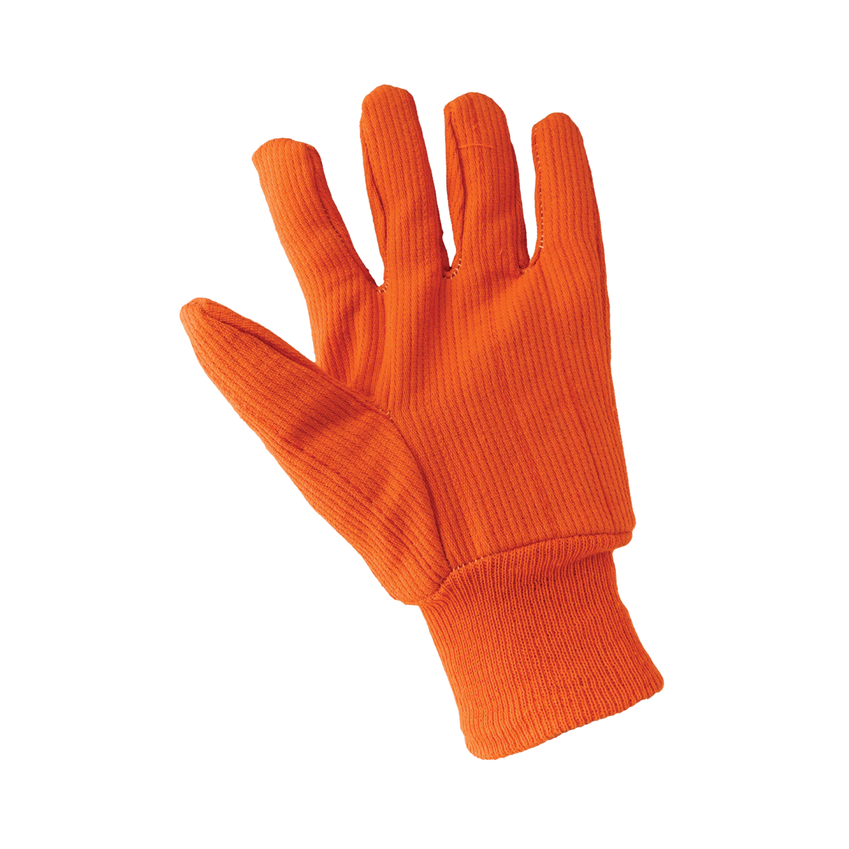 Corded Orange 18 oz. Cotton Gloves - C18OC