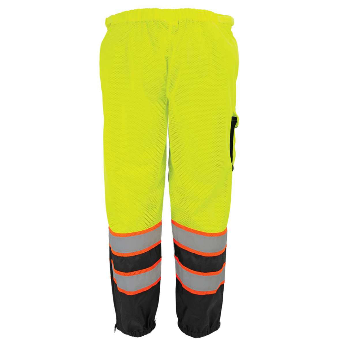 FrogWear® HV Premium Lightweight Breathable Yellow/Green Safety Pants - GLO-88P