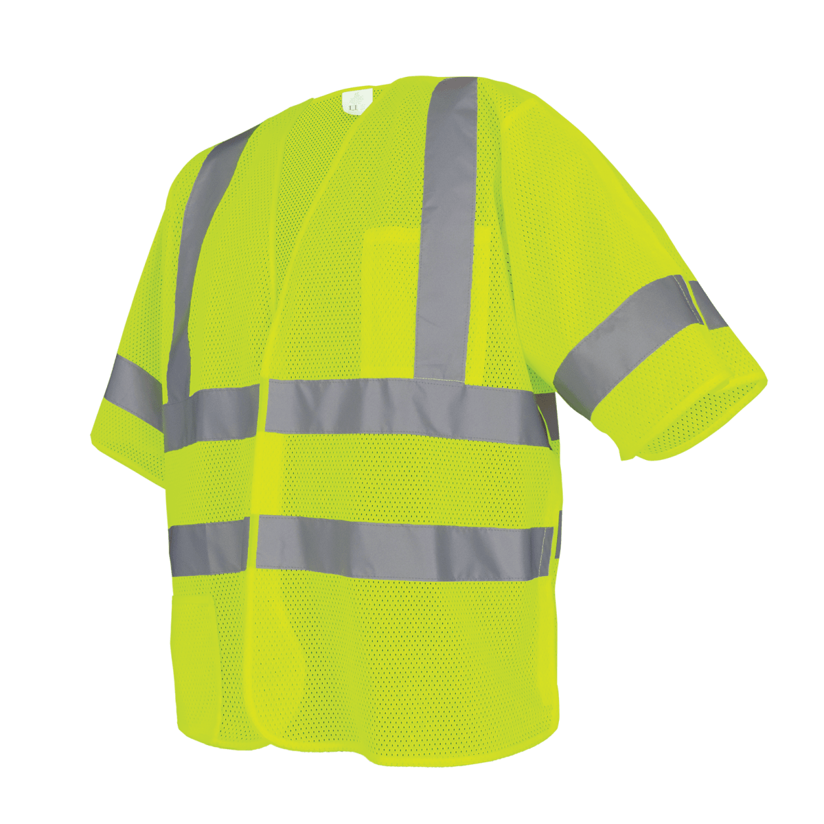 FrogWear® HV Lightweight Mesh Polyester Breakaway Safety Vest - GLO-011BA