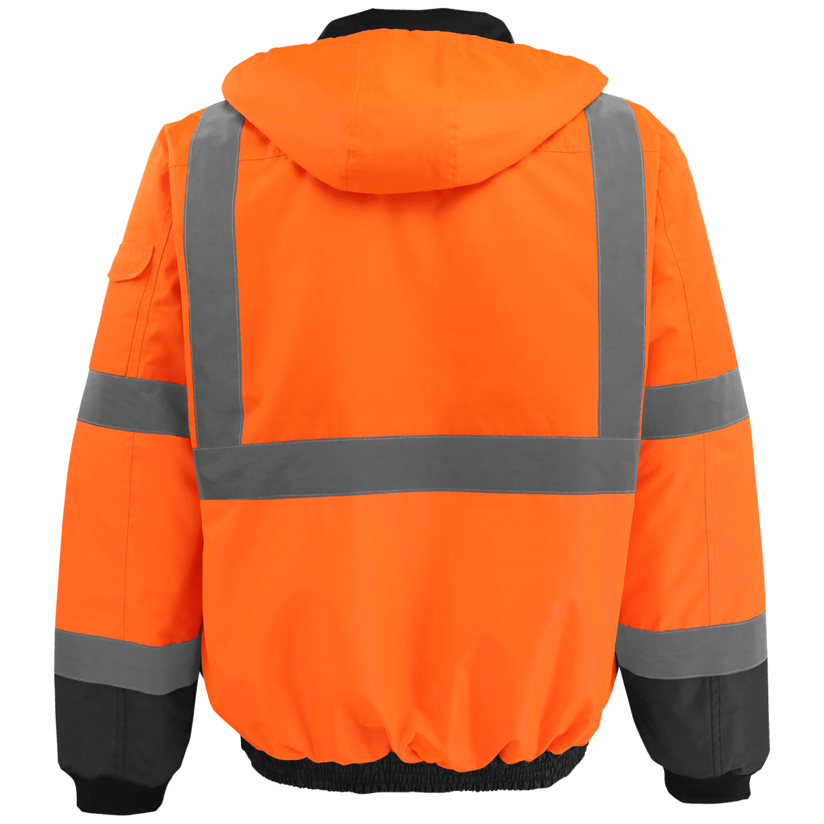 FrogWear® HV High-Visibility Orange Winter Bomber Jacket - GLO-EB4