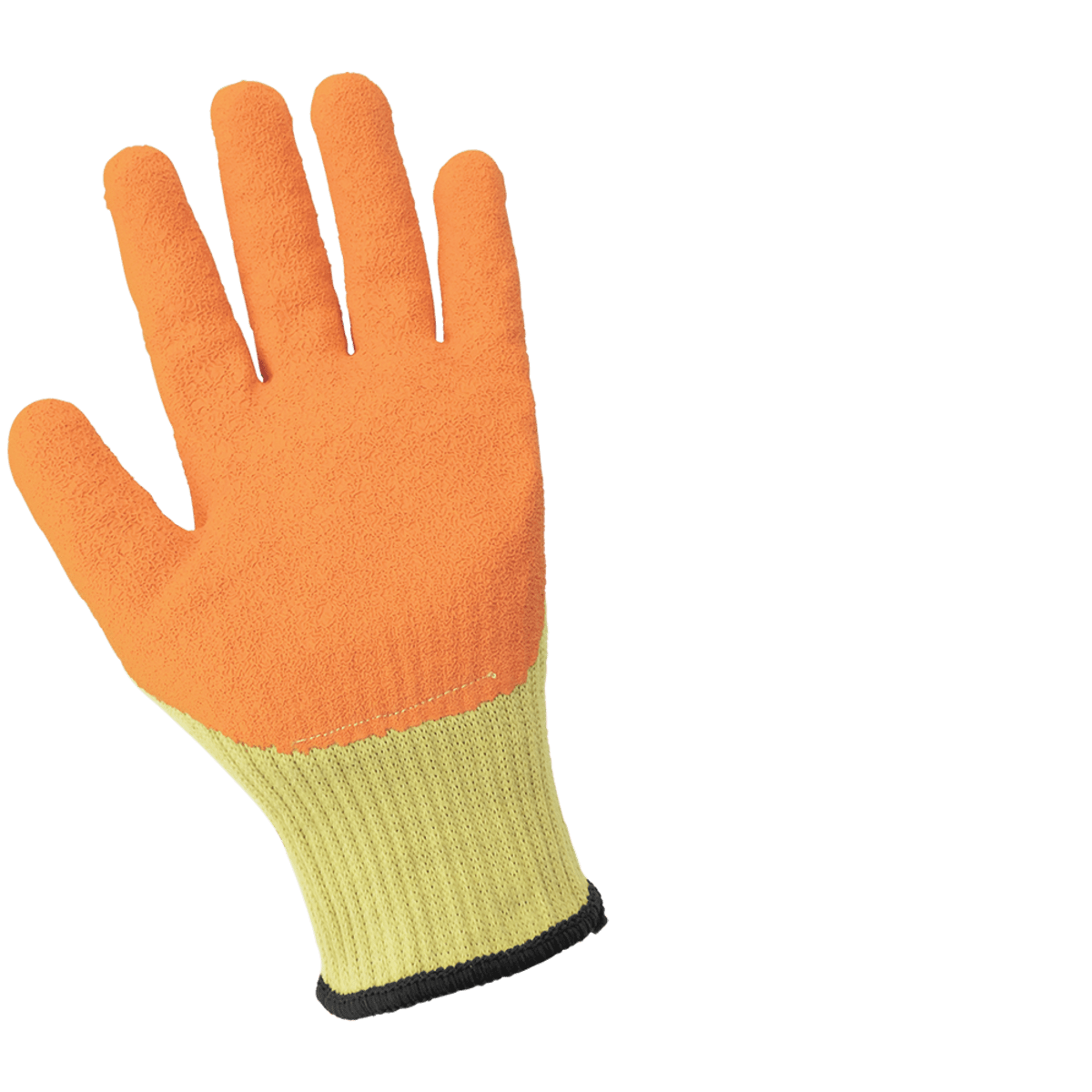 Gripster® Cut, Abrasion, Puncture, and Hypodermic Needle Resistant Gloves Made with Alycore® and a High-Visibility Orange Palm - AC600KV