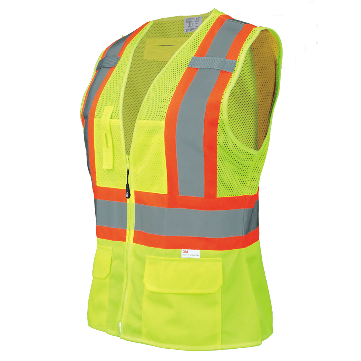 FrogWear® HV Women's Fit High-Visibility Surveyors Safety Vest - GLO-W0037