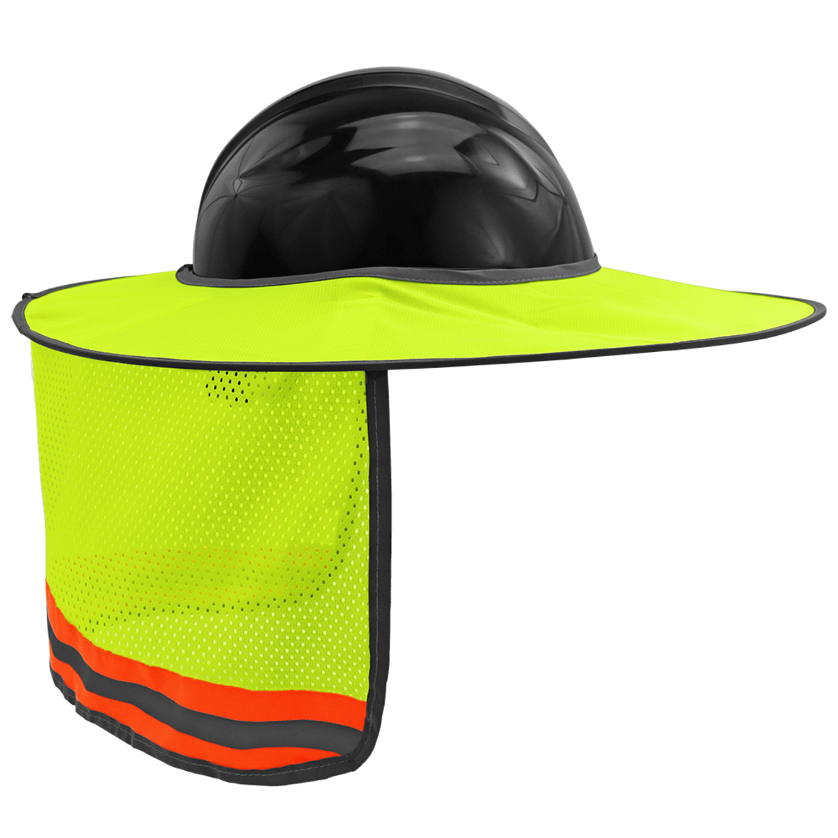 FrogWear® HV Enhanced Visibility Removable Hard Hat Sun Shade - GLO-HNS1