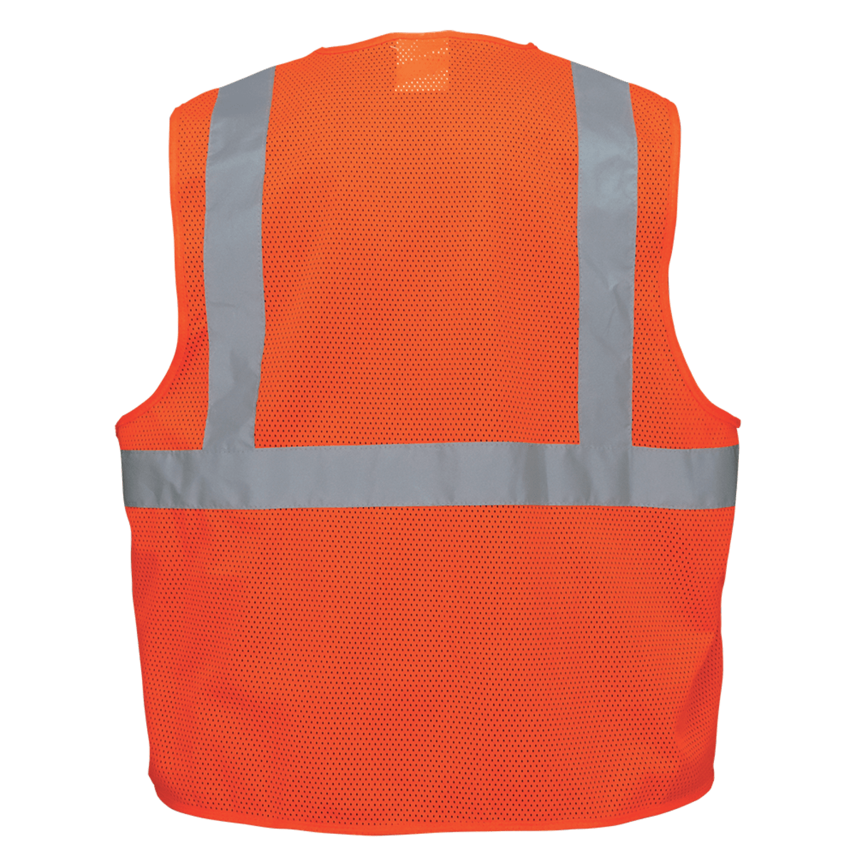 FrogWear® HV High-Visibility Orange Lightweight Mesh Polyester Safety Vest - GLO-006V