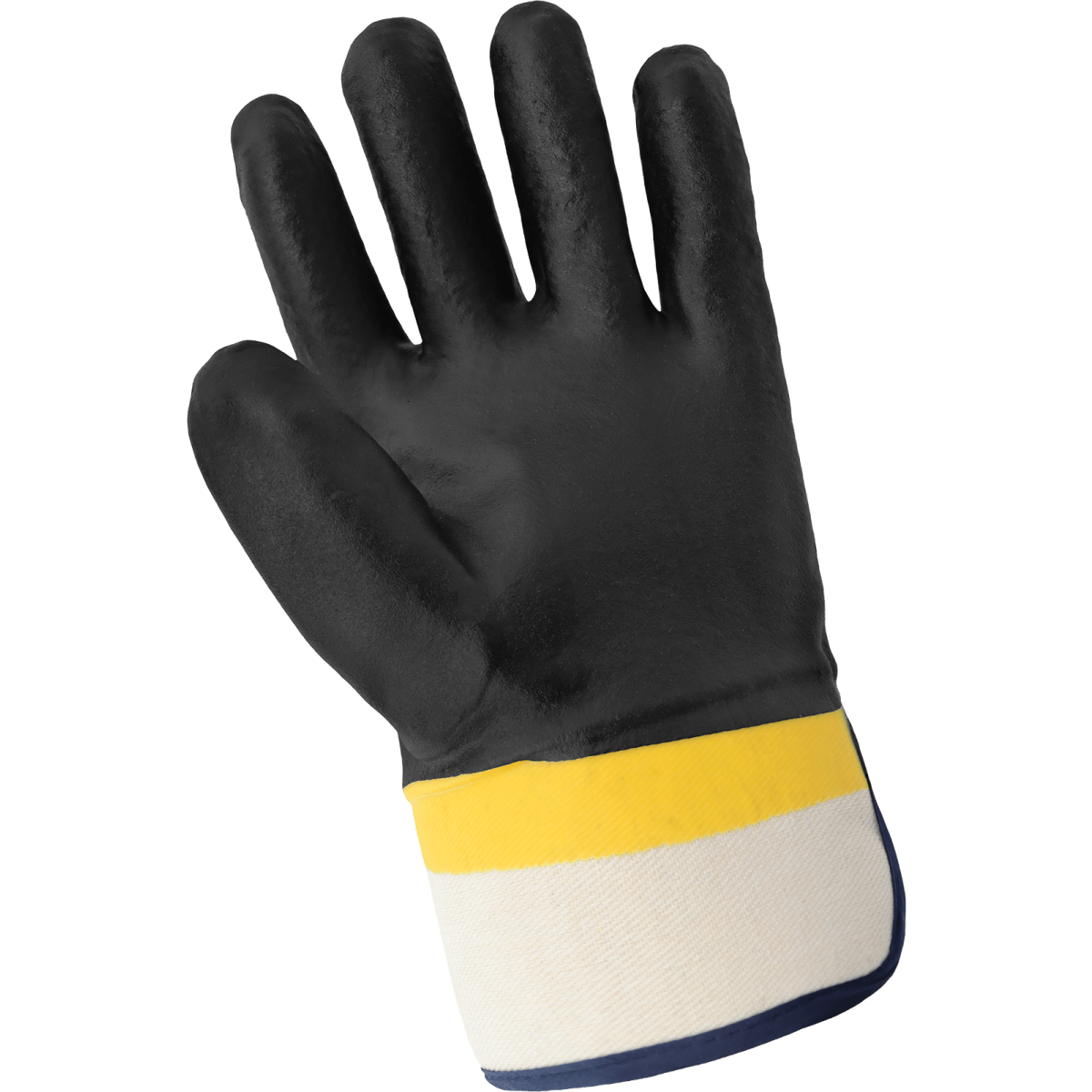 PVC Double-Dipped Chemical Handling Gloves with Jersey Shell - 2740D