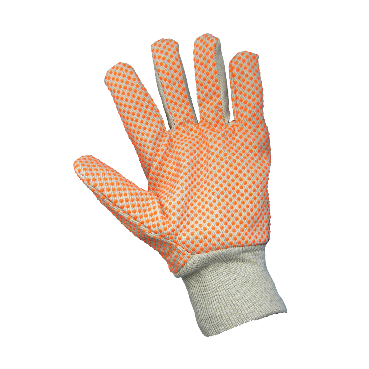 Clute Cut 12 oz. Cotton Canvas Dotted with High-Visibility PVC Gloves - C120D1