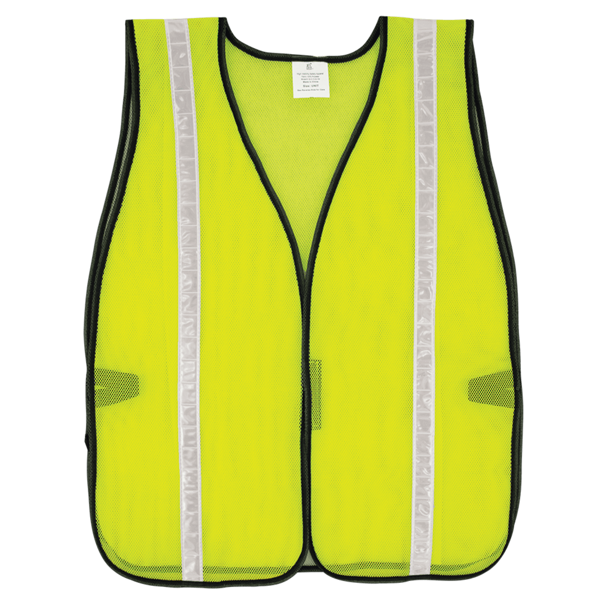 FrogWear® HV Enhanced Visibility Economy Mesh Safety Vest with Reflective - GLO-10-G-1IN