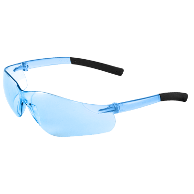 Pavon® Light Blue Lens, Frosted Blue Frame Safety Glasses - BH525