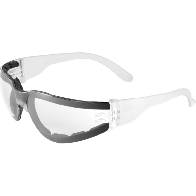 Torrent™ Foam-Lined Clear Anti-Fog Lens, Frosted Clear Frame Safety Glasses - BH1151AF