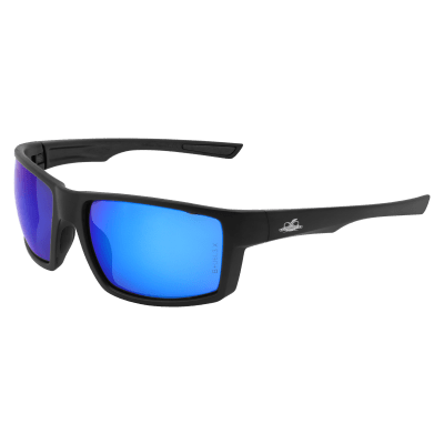 Sawfish™ Blue Mirror Performance Fog Technology Lens, Matte Black Frame Safety Glasses - BH2669PFT