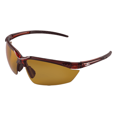 Mojarra® Brown Polarized Lens, Crystal Brown Frame Safety Glasses - LIMITED STOCK - BH11711