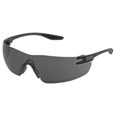 Discus™ Gray Lens, Frosted Black Frame Safety Glasses - BH2833
