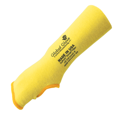 Double-Ply Aramid Fiber 10-Inch Cut and Heat Resistant Sleeve with Thumb Slot - K10SLT