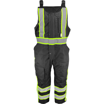 FrogWear® HV Enhanced-Visibility Insulated Winter Bibs with Polyurethane Coated Oxford Polyester - EV-700