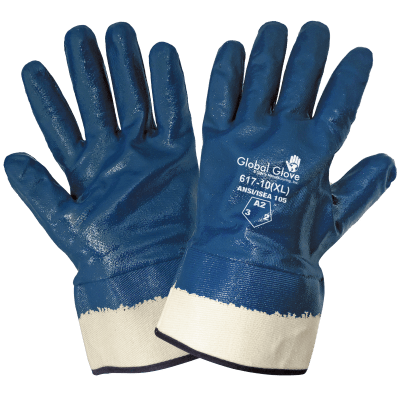 Solid Nitrile Fully Coated Two-Piece Jersey Gloves - 617