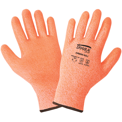 Samurai Glove® Supreme Grip Tack-Free Vulcanized Silicone-Coated Cut, Abrasion, and Puncture Resistant Gloves - CR860