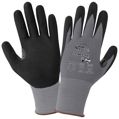 Tsunami Grip® General Purpose Touchscreen Gloves Coated with New Foam Technology Nitrile - 511NFT